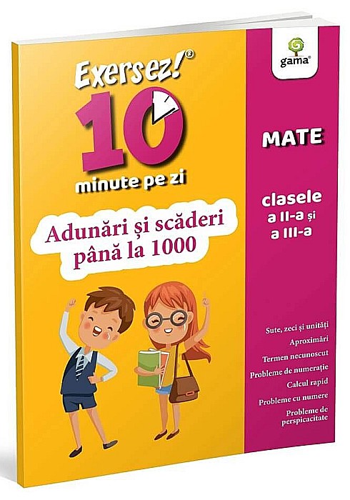 Adunari si scaderi pana la 1000. Exersez 10 minute pe zi  [1]