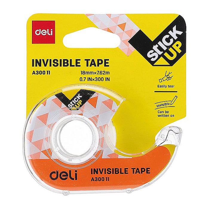 Dispenser banda adeziva invisible 18mm*7.62m deli dlea30011 [1]