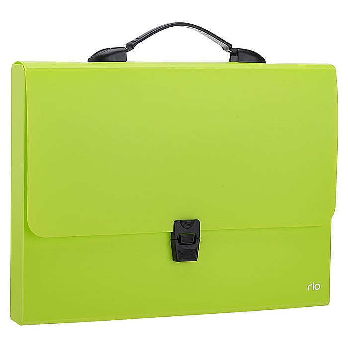 Servieta plastic cu maner a4 div cul neon deli dleb50002 [1]