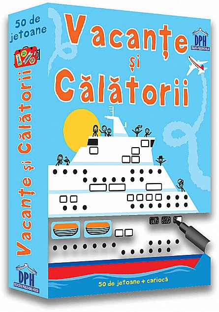 Vacanțe și călătorii – Desenează și șterge – 50 de jetoane [1]