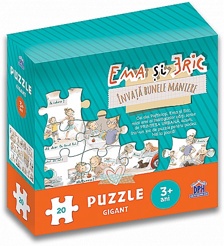 Ema și Eric învață bunele maniere – Puzzle gigant [1]