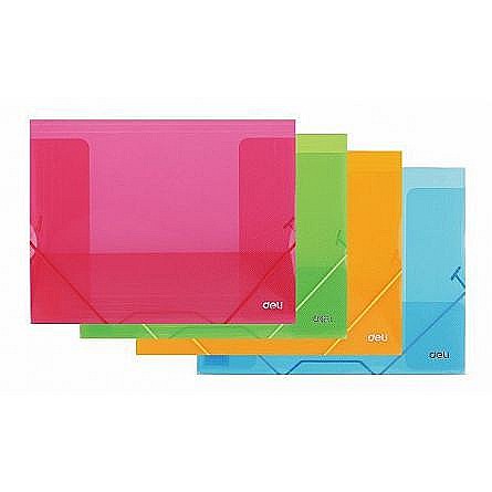 Mapa plastic cu elastic cul translucide deli dle39504 [1]