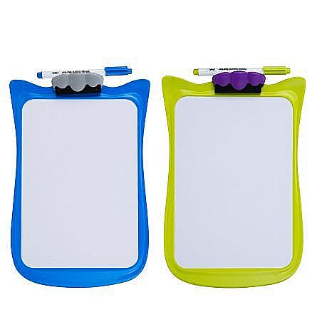Whiteboard scolar cu rama plastic 30*21cm deli dl8703 [1]