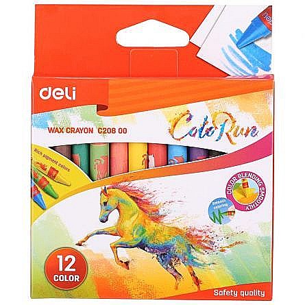 Creioane Cerase 12 Culori Deli DLEC20800 [1]