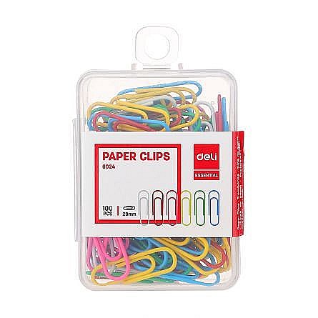 Agrafe metal 29mm color 100 buc cut plastic deli dle0024 [1]