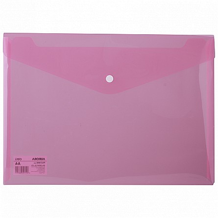 Mapa plastic cu buton a4 rosie deli dle5505r [1]