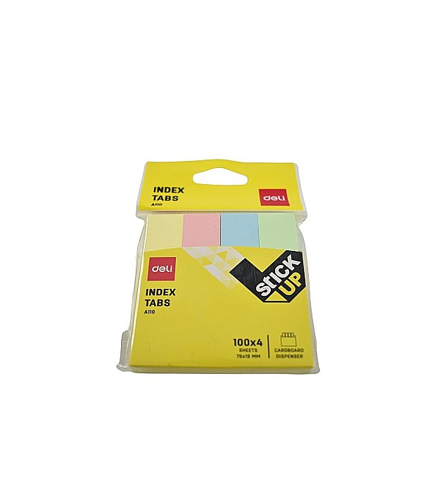 Index adeziv hartie 19*76mm 4 cul.Pastel 100 file dlea11002 [1]