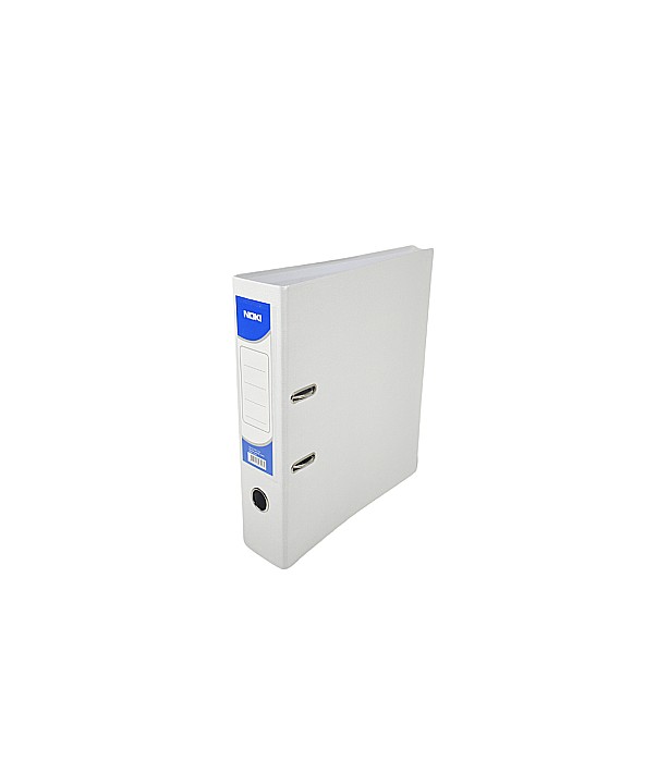 Biblioraft plastifiat, 70mm, culoare alb, Noki [1]