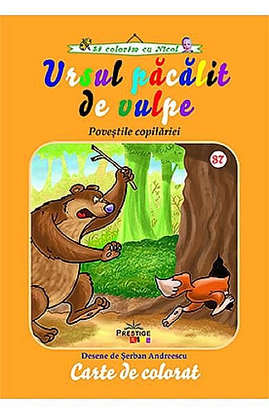 Ursul pacalit de vulpe - carte de colorat [1]