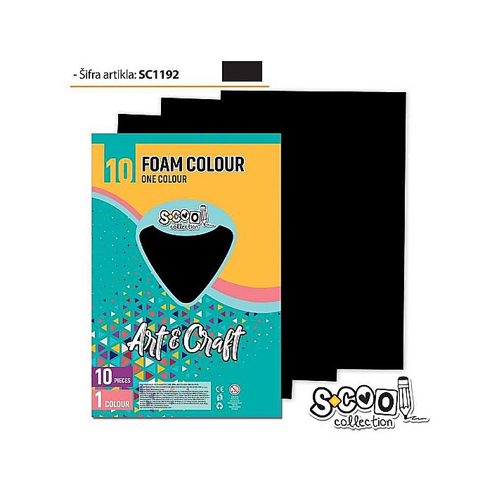 Hartie buretata neagra 20x30cm sc1192 / coala [1]