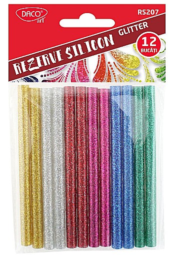 Rezerva silicon 7mm set 12 glitter rs207 daco [1]