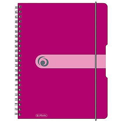 Caiet A4 80 file spirala elastic matematica Herlitz [1]