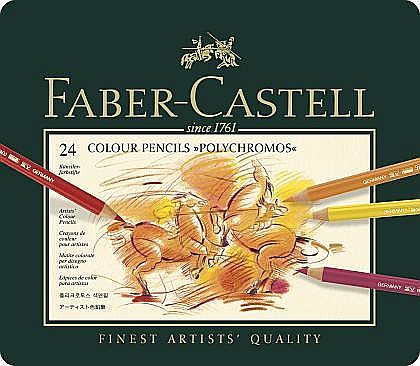 Creioane Colorate 24 culori Polychromos Faber-Castell [1]