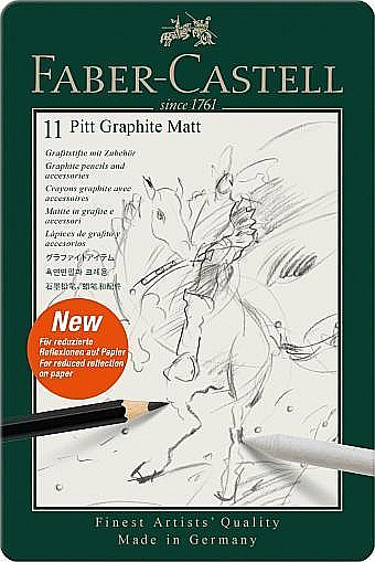 Set 11 buc creion grafit mat pitt fc115220 [1]