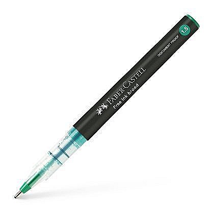 Roller free ink 1.5mm green faber castell [1]