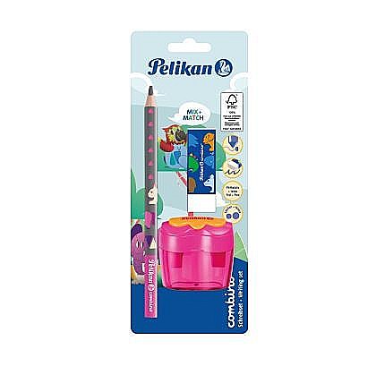 Set Combino 1 creion grafit + ascutitoare + radiera Pelikan [1]