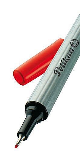 Fineliner 96 Pelikan 0.4 mm rosu [1]