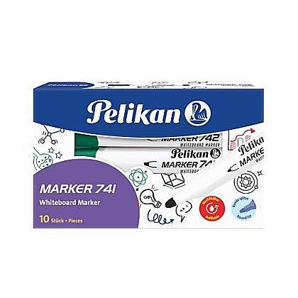 Marker whiteboard 741 verde Pelikan [1]