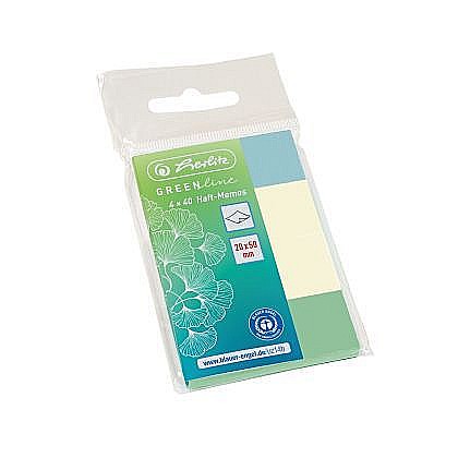 Bloc notite mini adezive 20x50mm 4x50f greenline 50033447 [1]