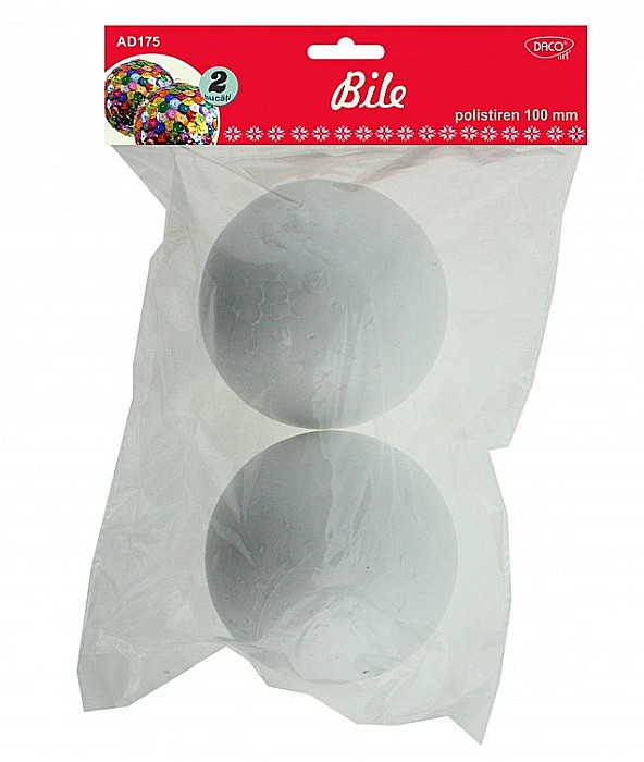Accesorii craft adr175 bile polistiren 2/set 100mm [1]