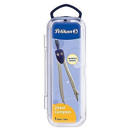 Compas Plastic/Metal Pelikan cu 2 Rezerve 700283 [1]