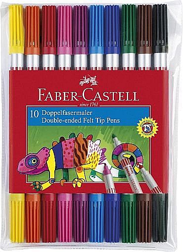 Carioca 10 Culori 2 Capete Faber-Castell [1]