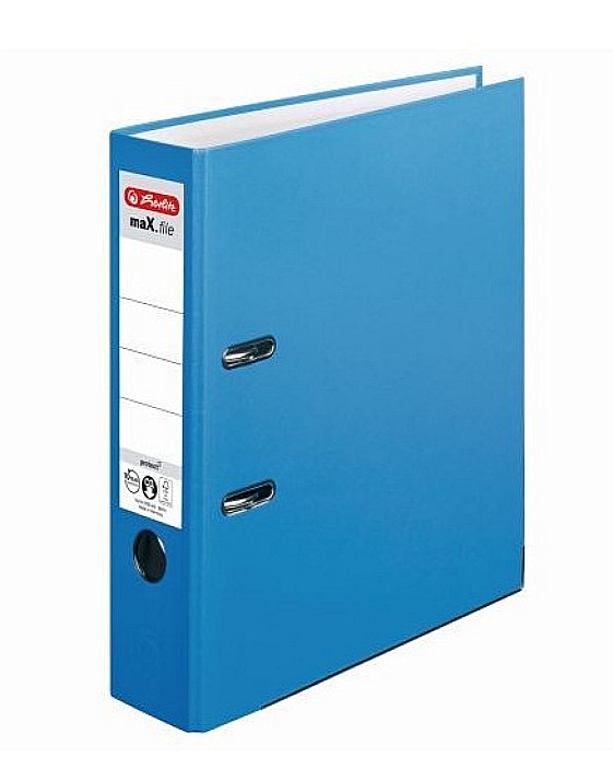Biblioraft A4, 8cm, PP, culoare aqua, HZ10094837 [1]
