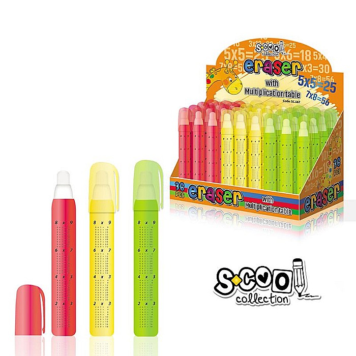 Radiera cu tabla inmultirii s-cool sc567 [1]