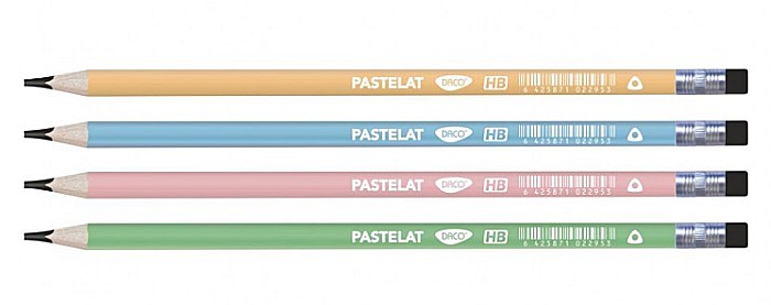 Creion negru cu radiera pastelat daco cg103 [1]
