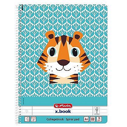 Caiet A4 80 file spirala dictando Cute Animal 50039234 [1]
