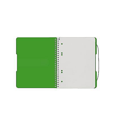 Caiet A5 80 file spirala elastic matematica Herlitz [1]