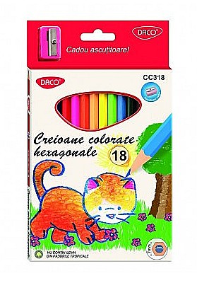 Creion Color 18 Culori Daco CC318 [1]