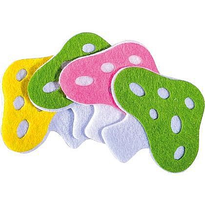 Accesorii craft - ciuperci pasla 4/set 137307 [1]