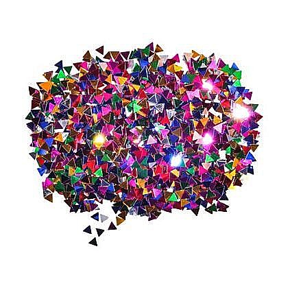 Accesorii craft - confetti triunghiulare 6x6mm 14gr 137041 [1]