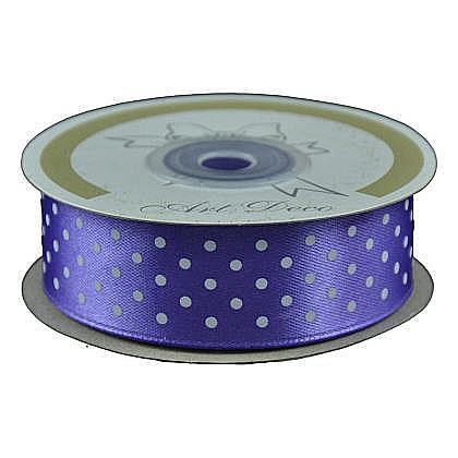 Panglica satin cu buline 25mmx25m 478920 [1]