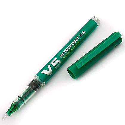 Roller v5 hi-tecpoint reincarcabil verde pbxc-v5-g-bg [1]
