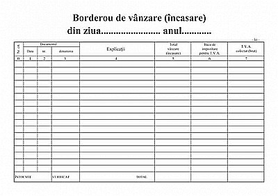 Borderou vanzare incasare color [1]