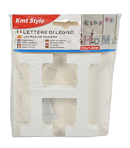 Litera din lemn  h 8*11*1.2cm 6217508 [1]