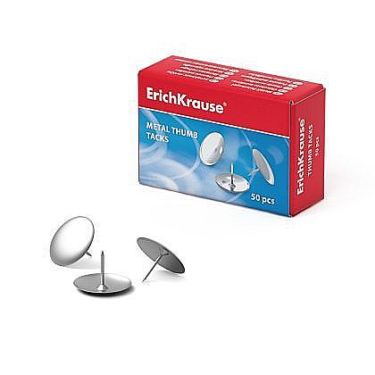 Pioneze nichelate ErichKrause argintiu 50 buc [3]