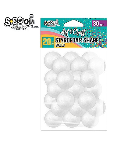 Accesorii Craft-bile polistiren 30mm 20buc/set sc1995 [1]