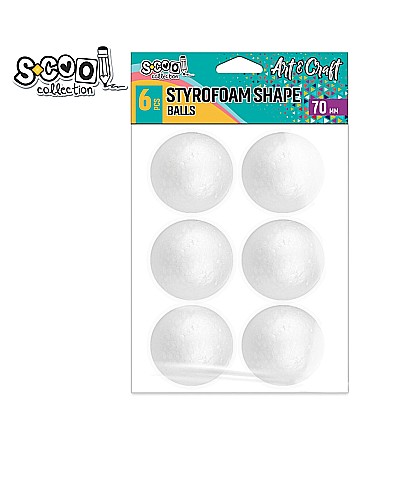 Accesorii Craft-bile polistiren 70mm 6buc/set sc1997 [1]