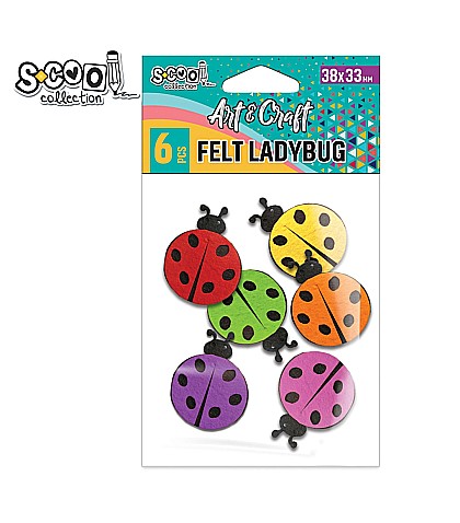 Accesorii craft-buburuze fetru 38x33cm 6buc/set sc1980 [1]