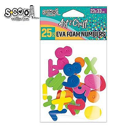 Accesorii craft-cifre spuma eva 25buc/set sc1976 [1]