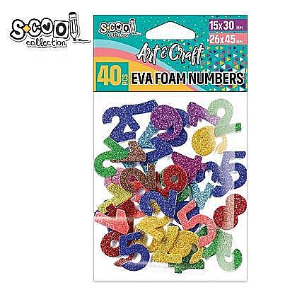 Accesorii craft-cifre spuma eva 40buc/set sc1975 [1]