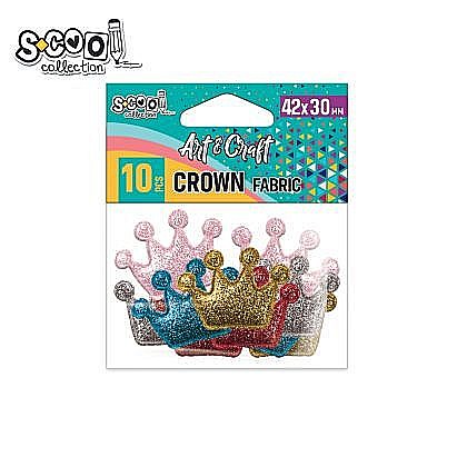 Accesorii craft-coronite textil 42x30mm 10buc/set sc1960 [1]