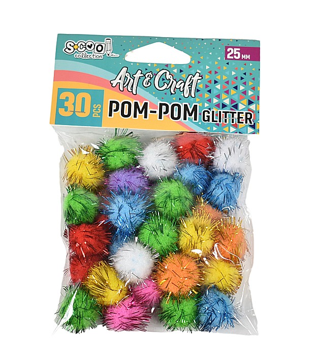 Accesorii craft-pom-pom 25mm 30buc/set sc1991 [1]