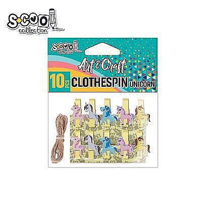 Accesorii craft-carlige lemn unicorn 10buc/set sc1952 [1]