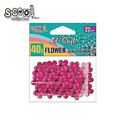 Accesorii craft-floricele acril 22mm 40buc/set sc1964 [1]