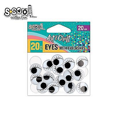 Accesorii craft-ochisori cu gene 20mm 20buc/set sc2029 [1]