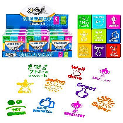 Accesorii craft-stampile patrate 9buc/set sc2285 [1]